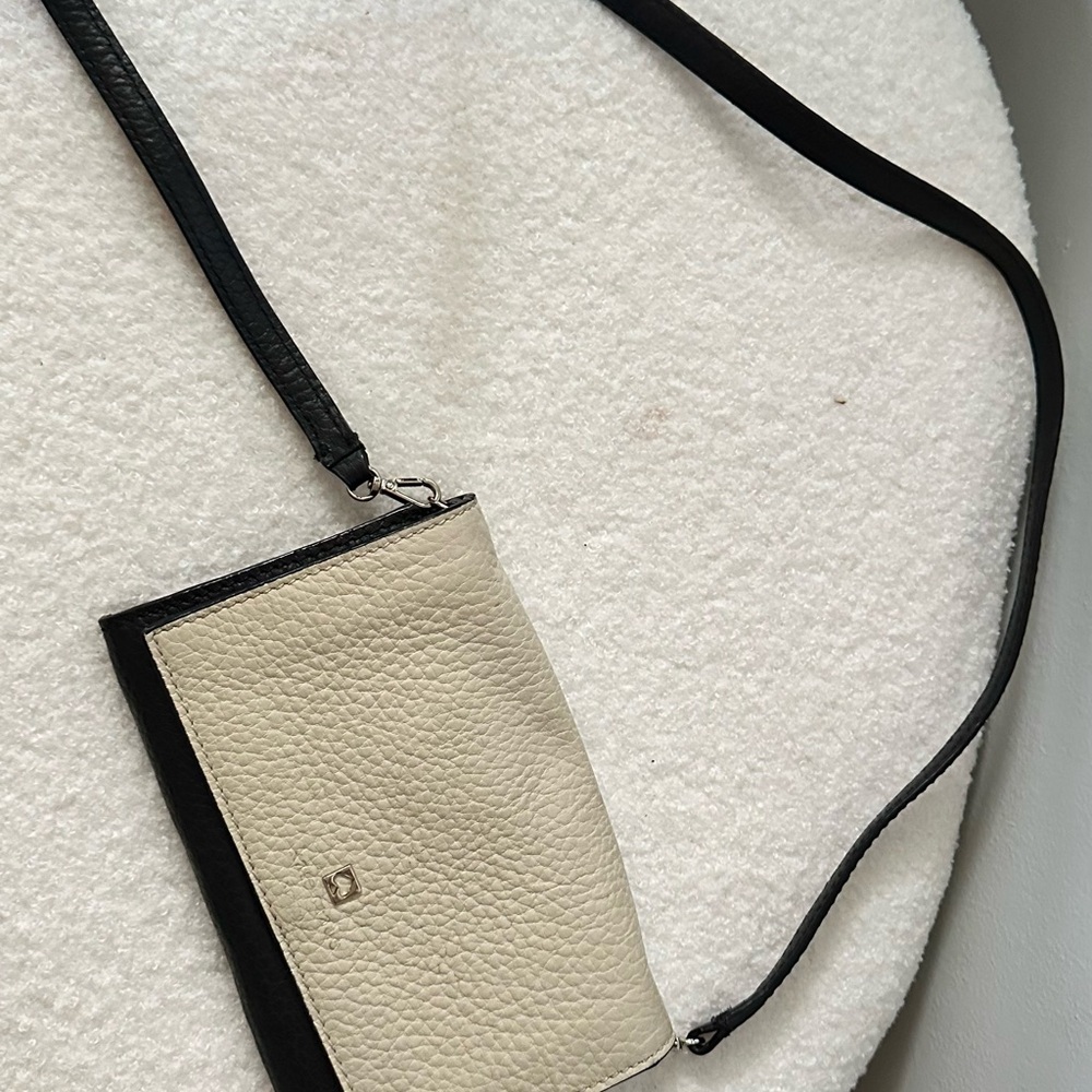 Kate Spade Black and Cream Crossbody Bag